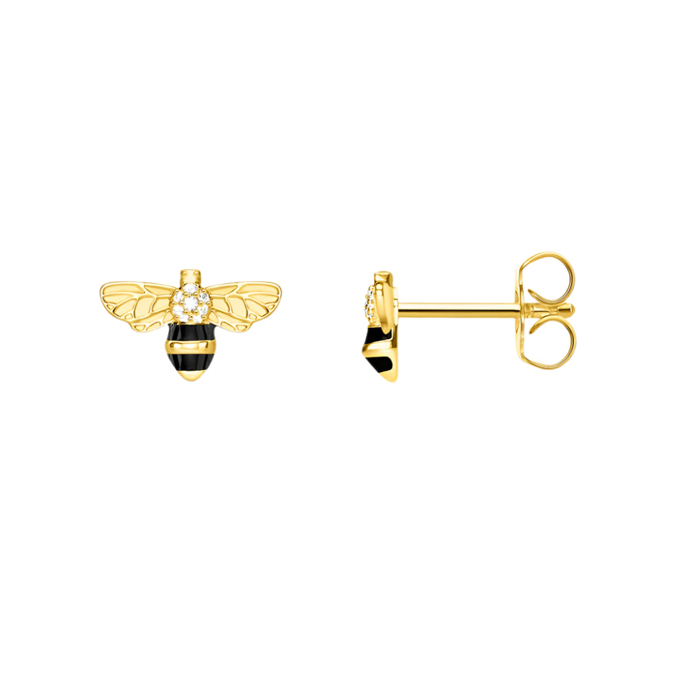Stud Earrings Bee Dancer