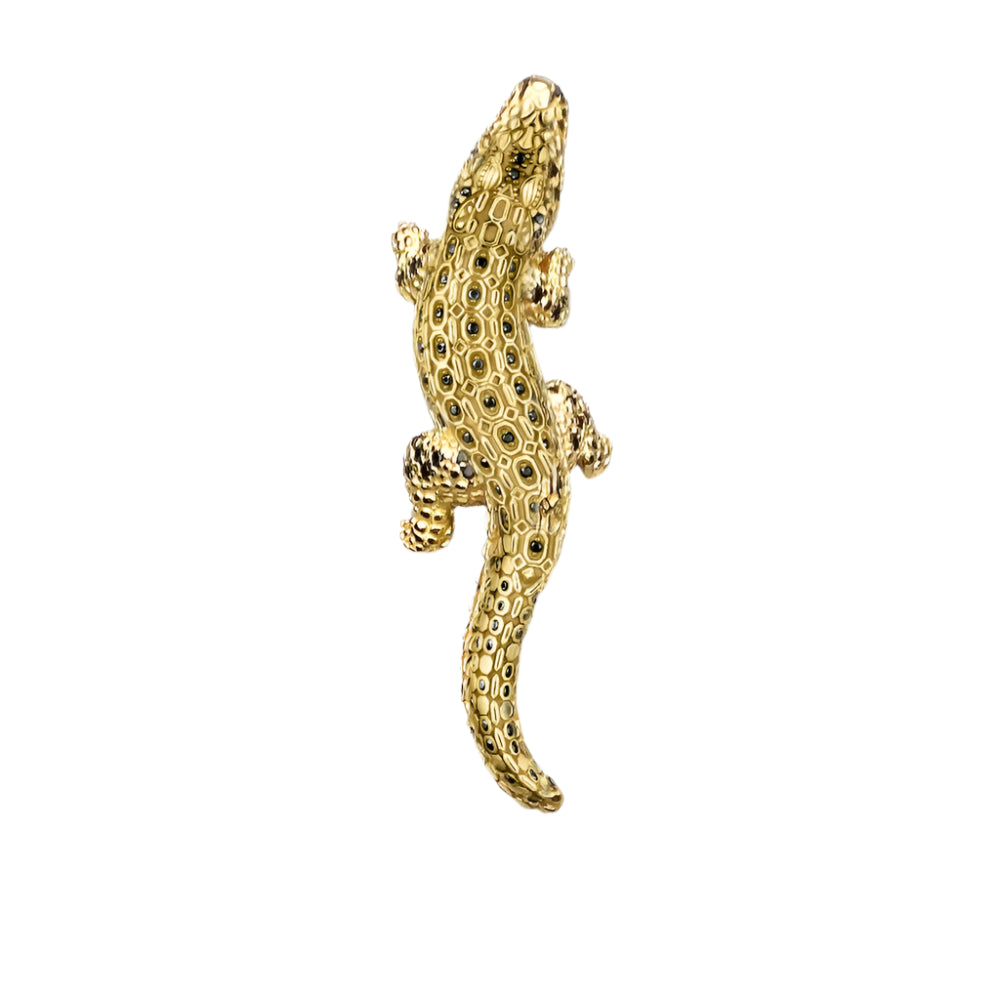 Crocodile Golden Pendant