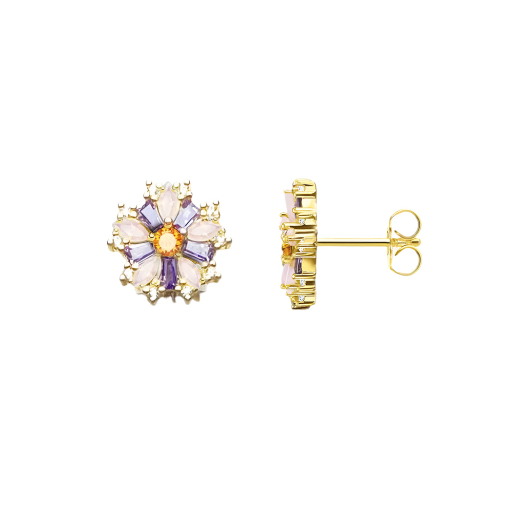 Stud Earrings Flower