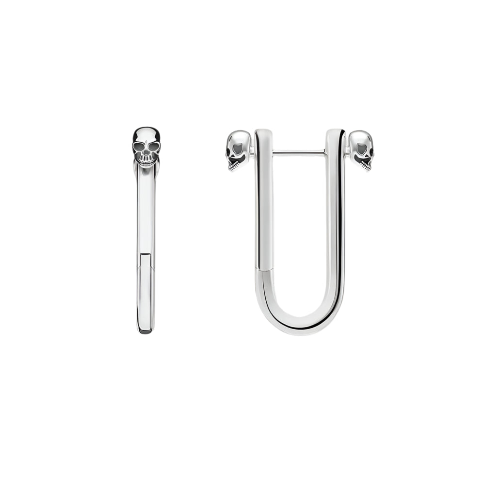 Hoop Earring Skull