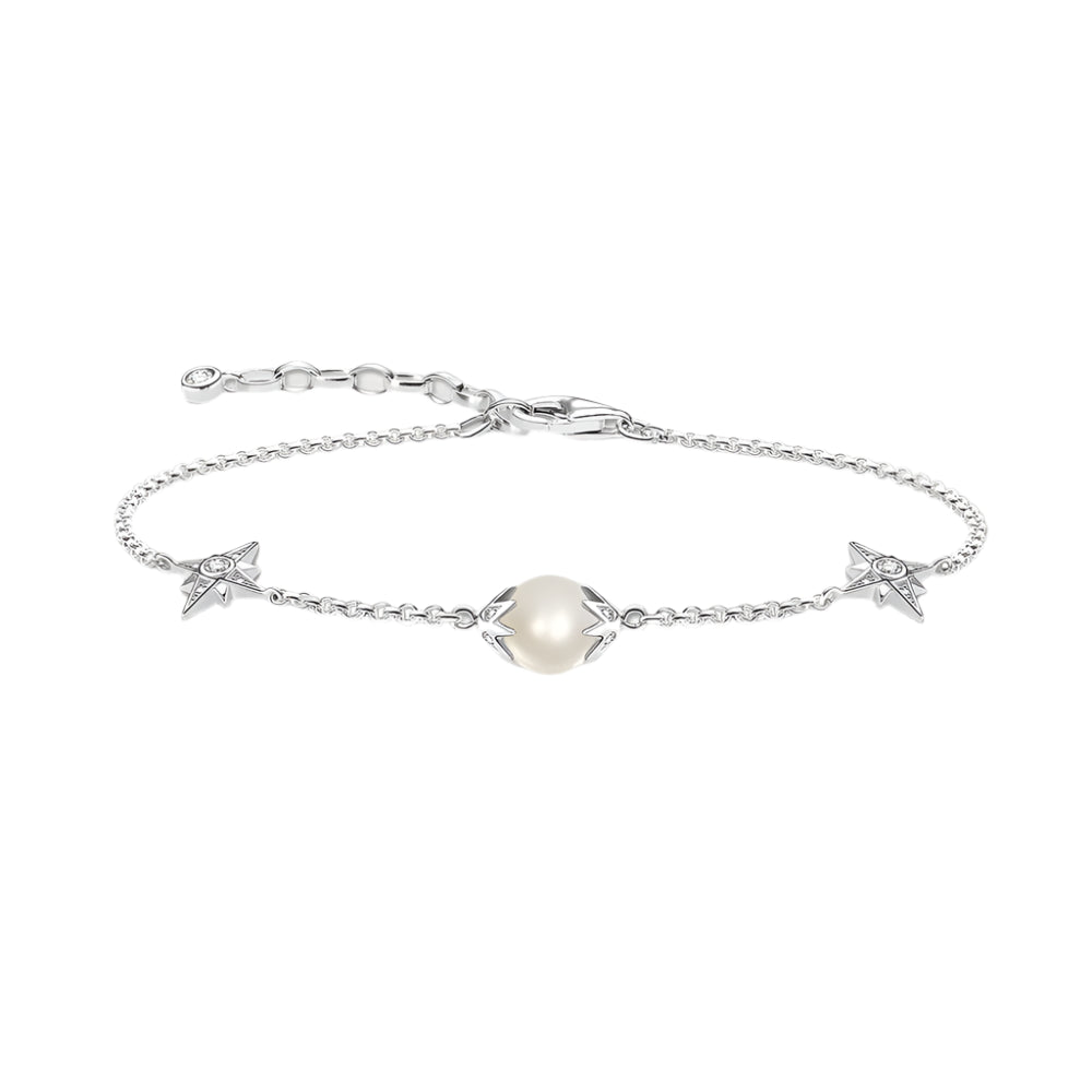 Cosmic Pearl Star Bracelet