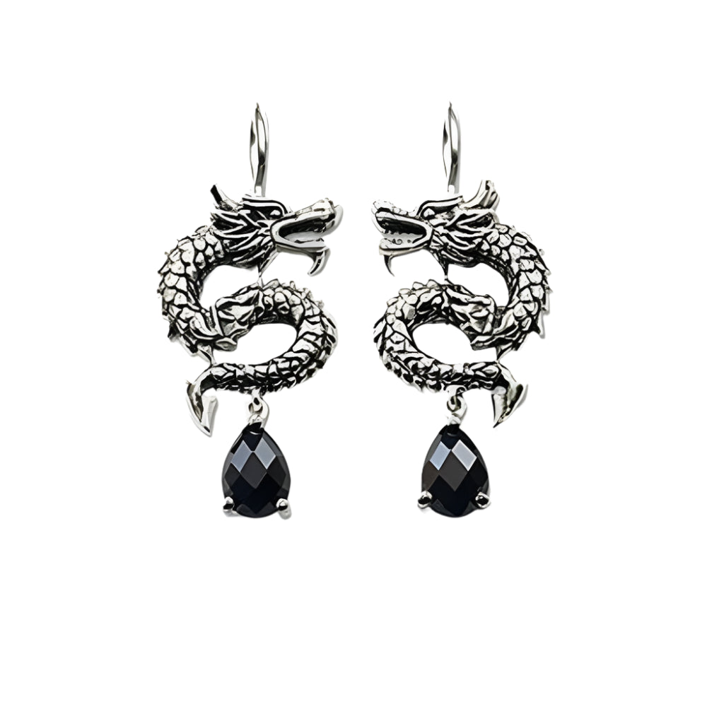 Drop Earring Chinese Dragon