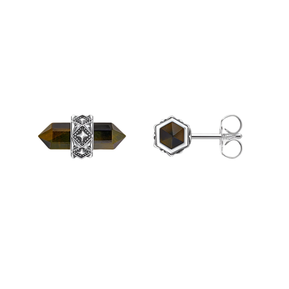 Stud Earrings Tiger Eye