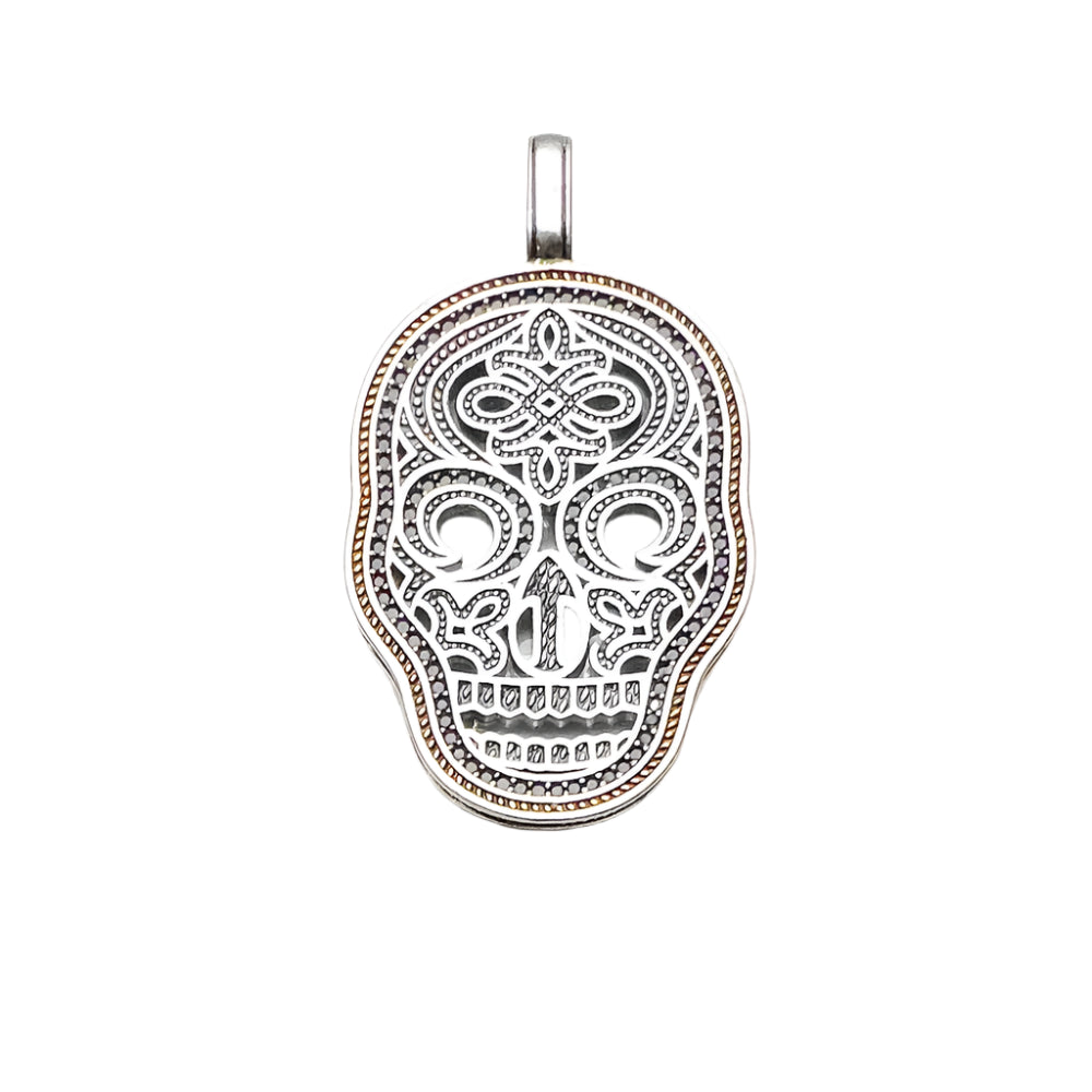 Pendant Skull Mask Yellow