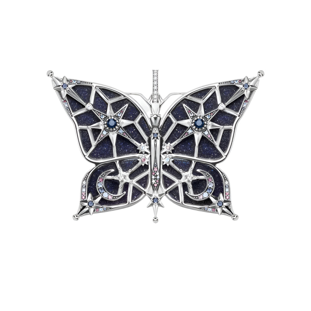 Dreamy Butterfly Star & Moon Pendant
