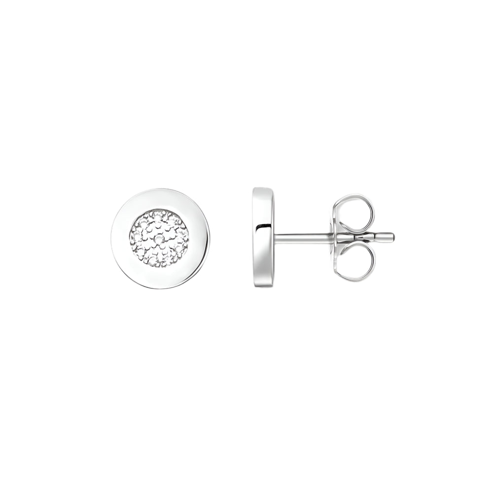 Stud Earrings Round Classic