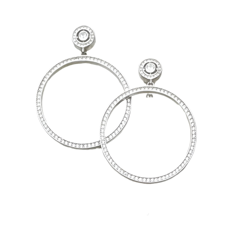 Round Drop Earrings
