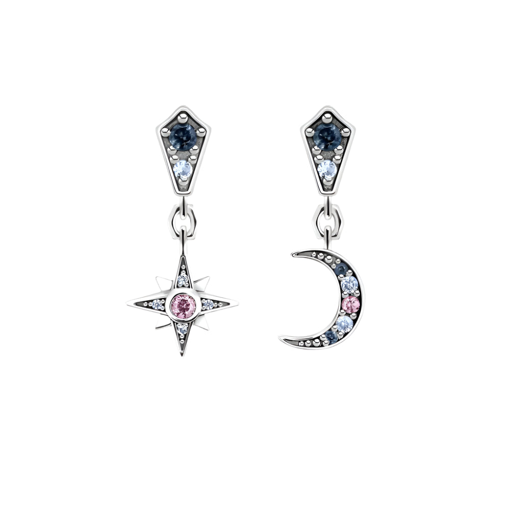 Earrings Royalty Star & Moon