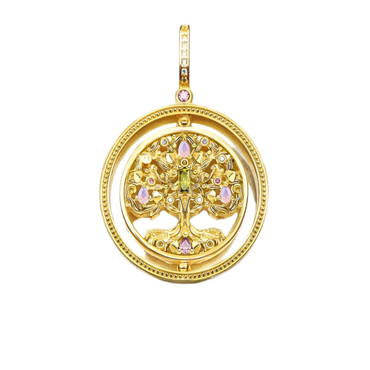 Golden Tree Pendant