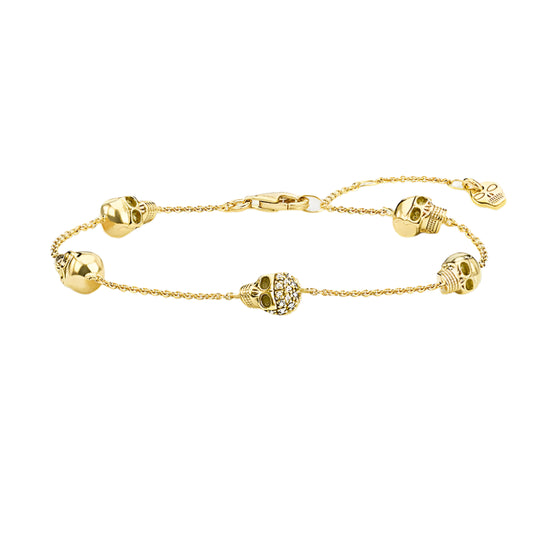 Bracelet 5 Skulls