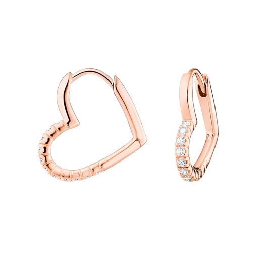 Heart Hoop Earring