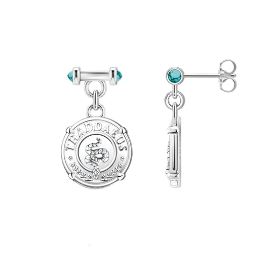 Earrings Snake Disc