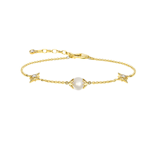 Bracelet Pearl With Stars