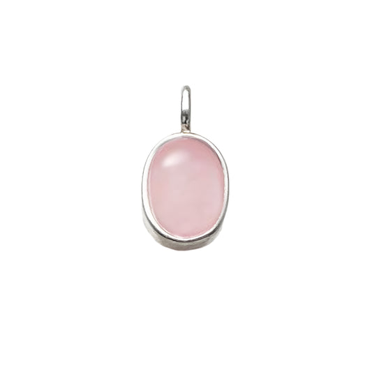 Pendants Pink Oval Opal Stone