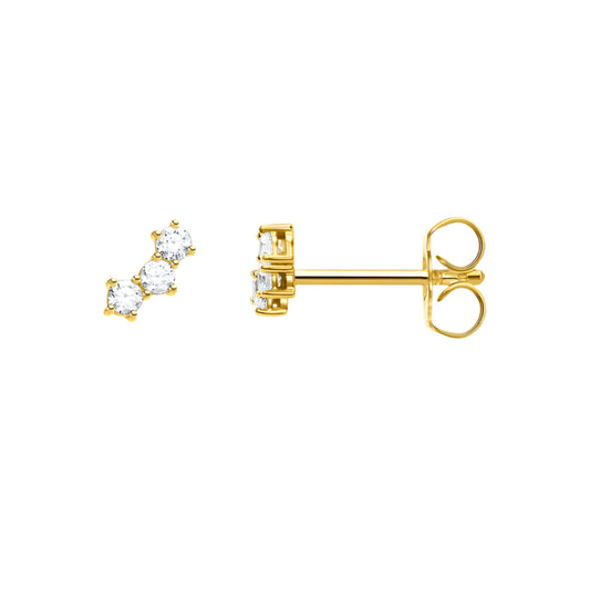 Gold Plated Delicate Ear Studs