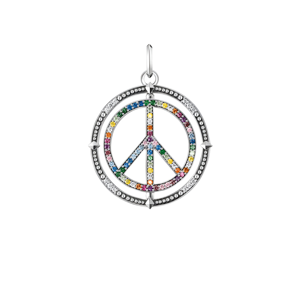 Colorful Peace Pendant