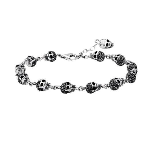Skull Pave Bracelet