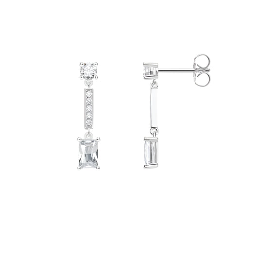 Ear Studs Angular Stones