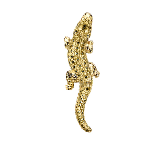 Crocodile Golden Pendant