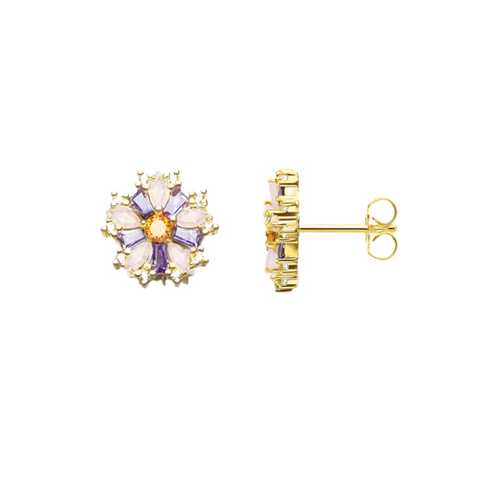 Stud Earrings Flower
