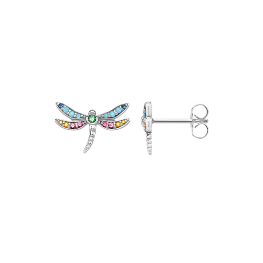Stud Earrings Dragonfly