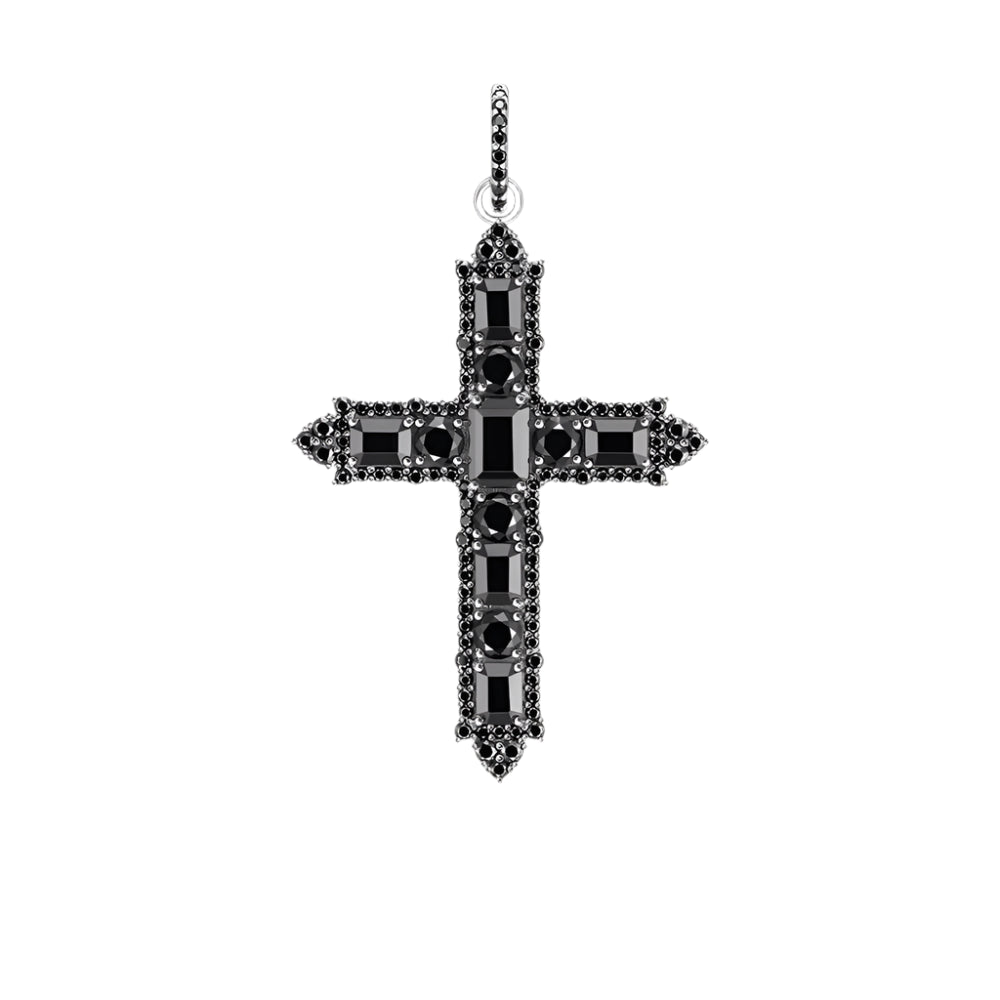 Black Zircon Cross