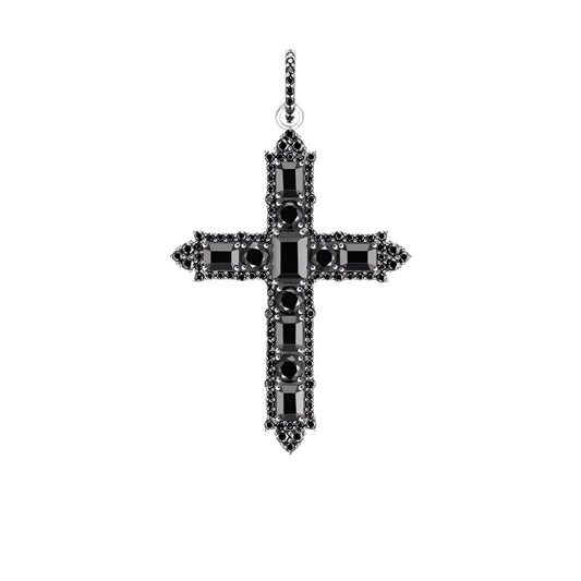 Black Zircon Cross
