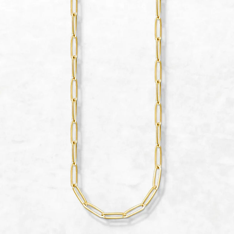 Yellow Gold Charm Necklace