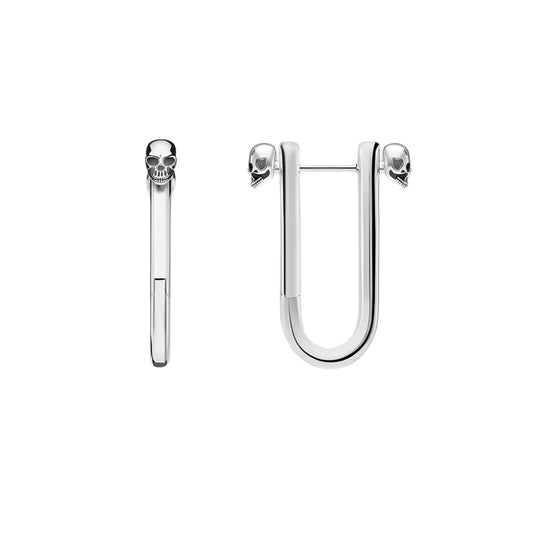 Hoop Earring Skull