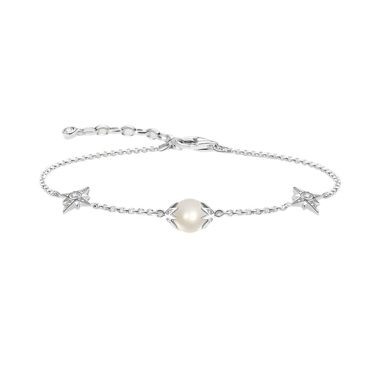 Cosmic Pearl Star Bracelet
