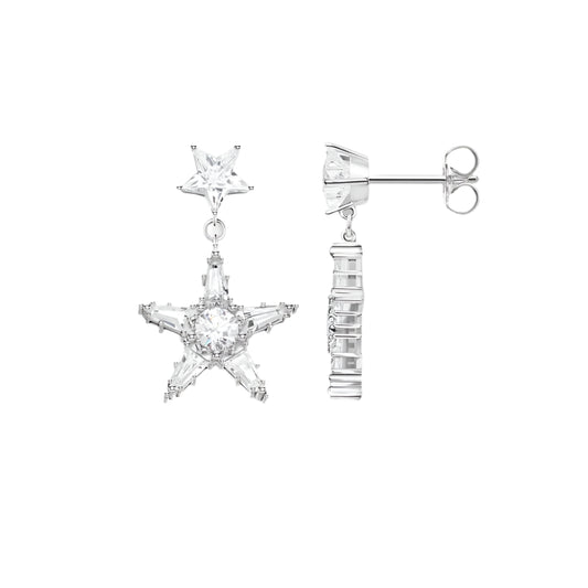Earring White Stars