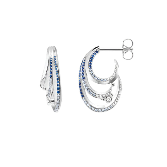 Wave with Blue Stones
