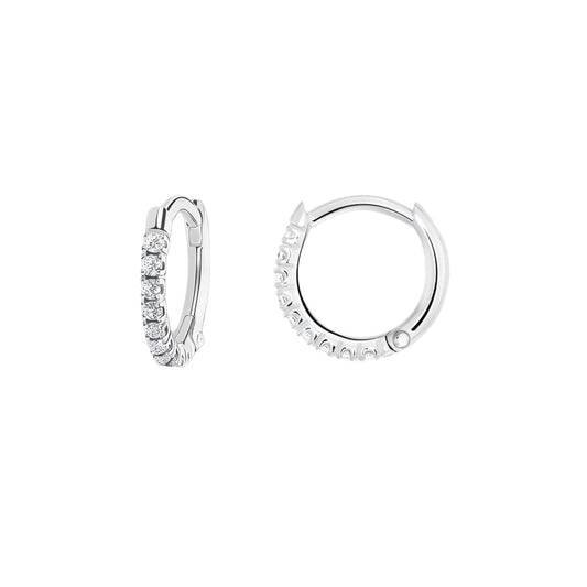 14mm Hinged Hoop Earrings