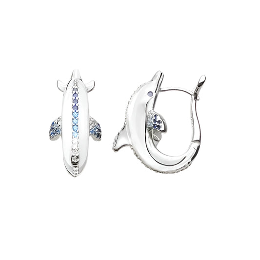 Earrings Dolphin Cute
