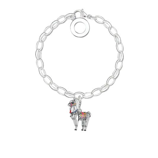 Alpaca Llama Charm Bracelet