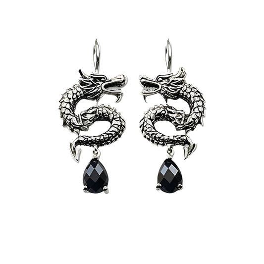 Drop Earring Chinese Dragon