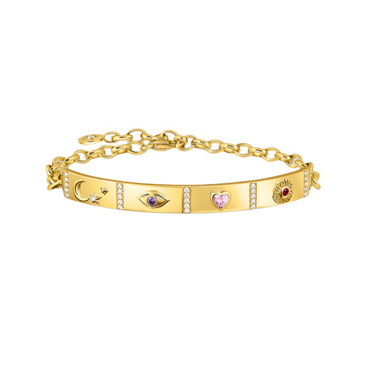 Yellow-Gold Plated Bracelet with Cosmic Talisman