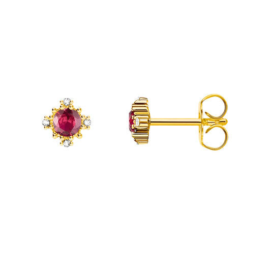 Red Round Stones