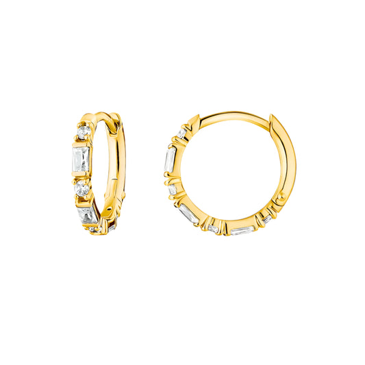 Bamboo Golden Earrings