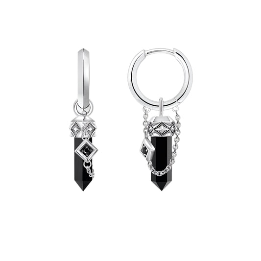 Earring Black Onyx Stone Europe