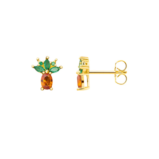 Earrings Pineapple Gold