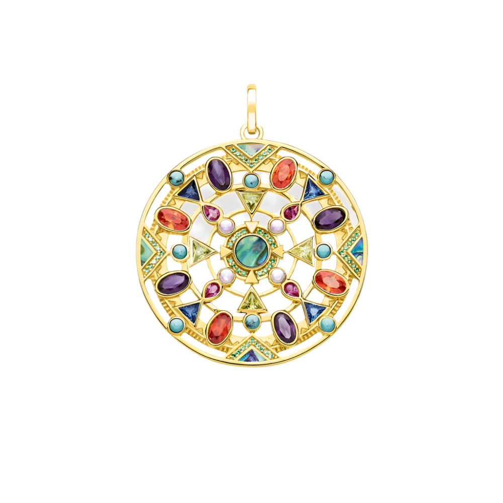 Golden Colorful Amulet