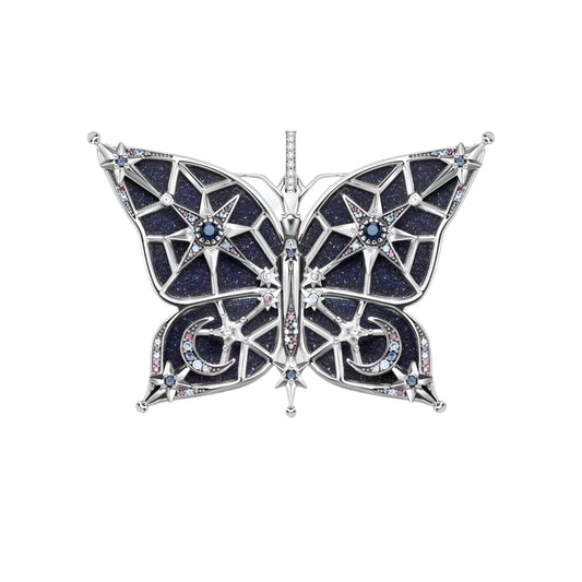 Dreamy Butterfly Star & Moon Pendant