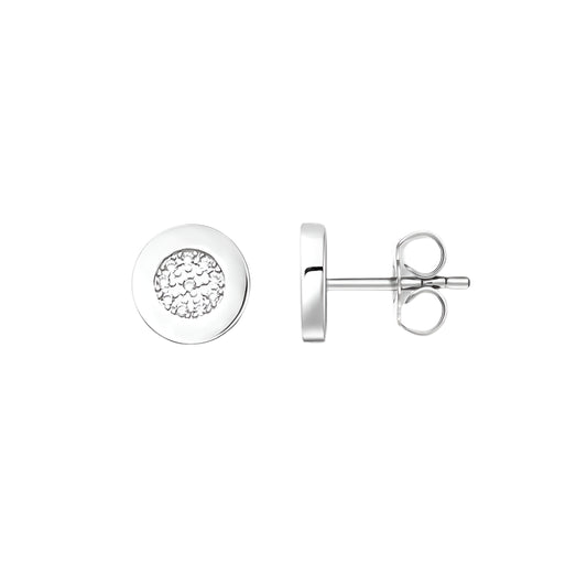 Stud Earrings Round Classic