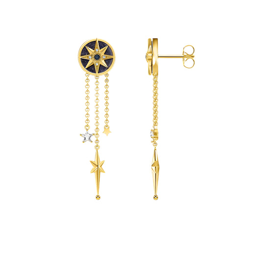 Earrings Royalty Star With Stones