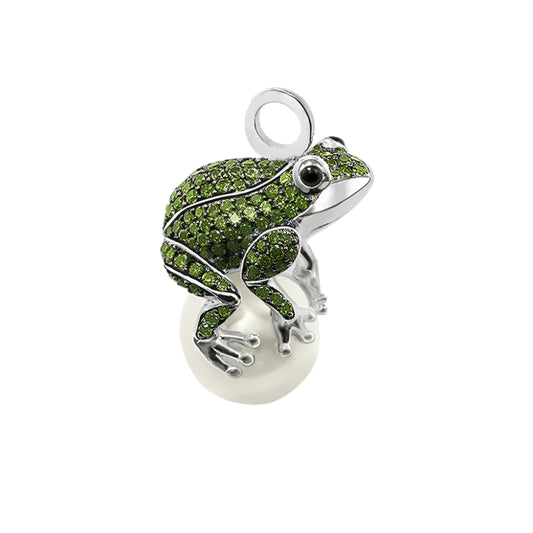 Pendant Dark Green Frog