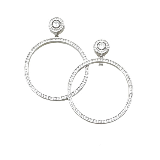 Round Drop Earrings