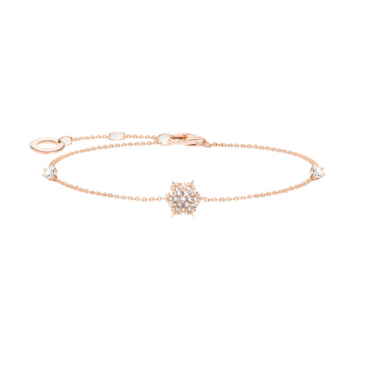 Snowflake Rose Gold Bracelet