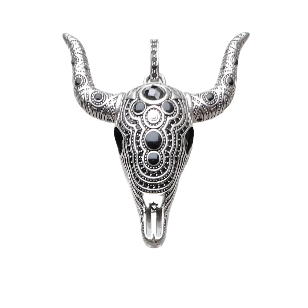 Pendant Bull Buffalo Skull