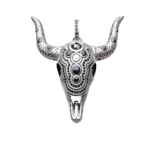 Pendant Bull Buffalo Skull